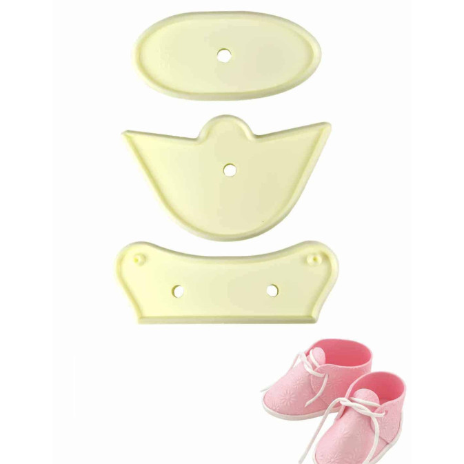 kit cortador de biscoitos-bota-de-bebê-para-pasta-de-açúcar