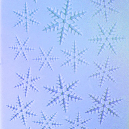 tapete de floco de neve para pasta de açúcar