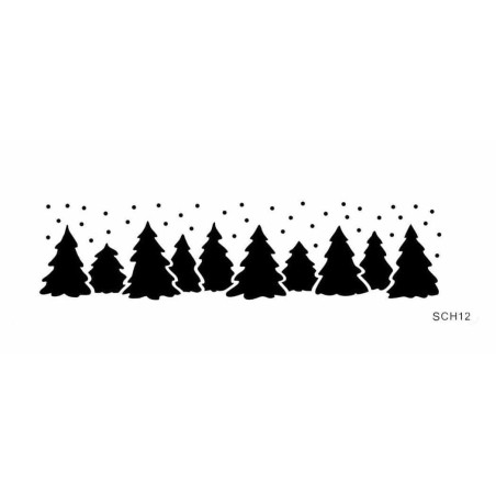bolo-estêncil-árvores-de-natal-jem