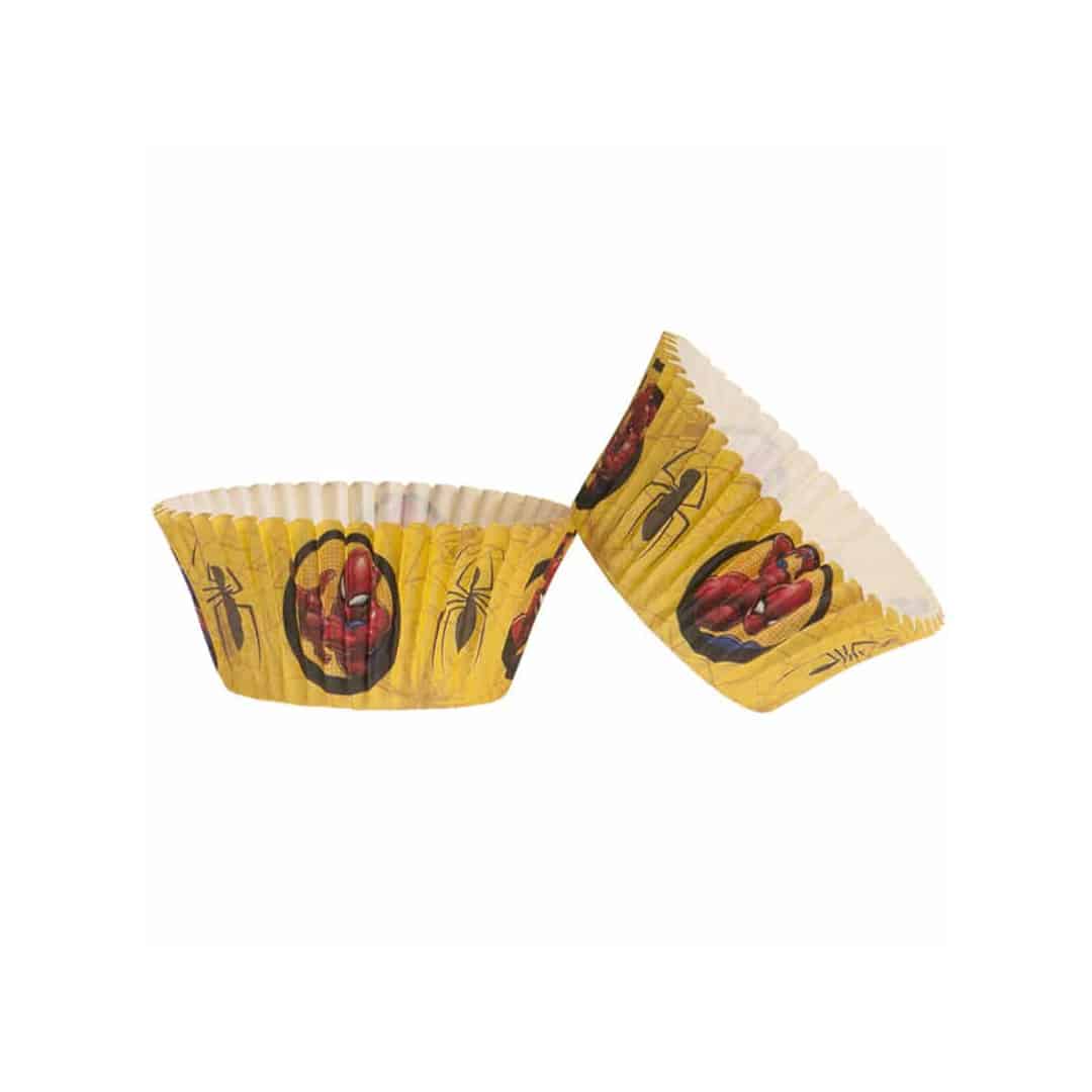 Capas de cupcake do Homem-Aranha
