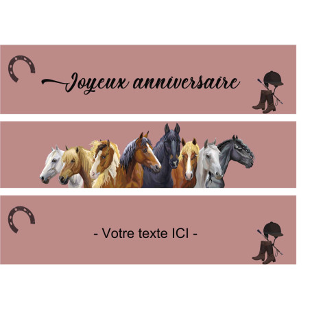 contorno comestível para bolo de cavalo para personalizar