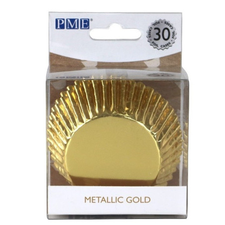 30 caixas de ouro metálico