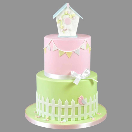 ideia de bolo de pasta de açúcar