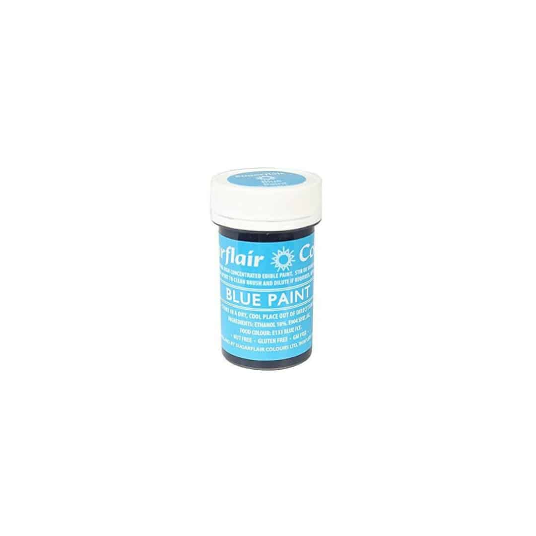 tinta azul-açucarada-comida