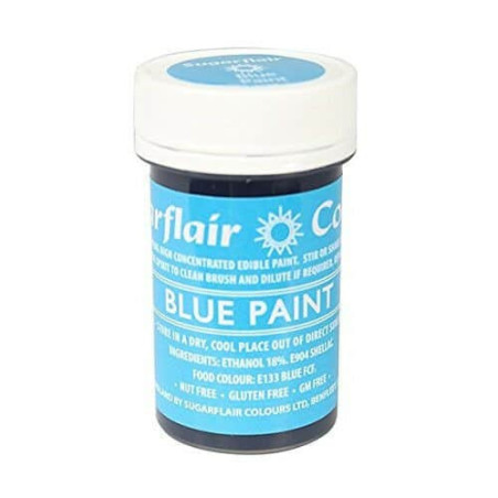 tinta azul-açucarada-comida