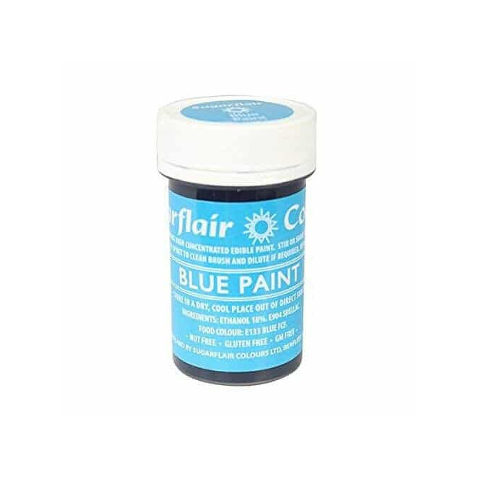 tinta azul-açucarada-comida
