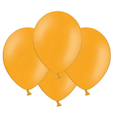 10 balões laranja