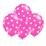 10-balões-fúcsia-com-bolinhas-brancas-30-cm