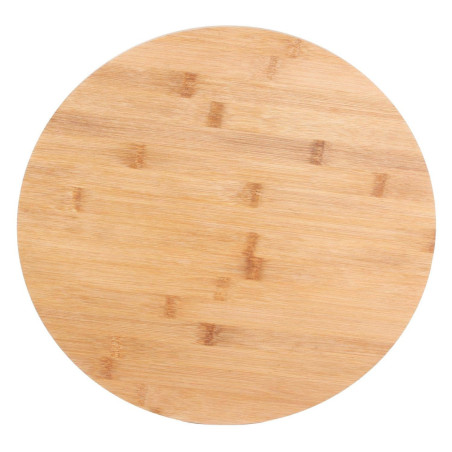 mesa giratória de bambu-35 cm