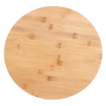 mesa giratória de bambu-35 cm