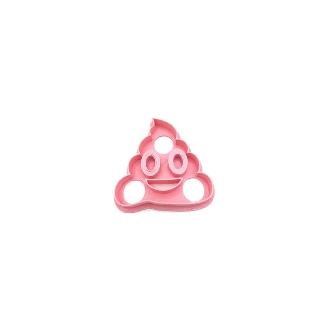 cortador de biscoitos-emoji-poo-7-cm