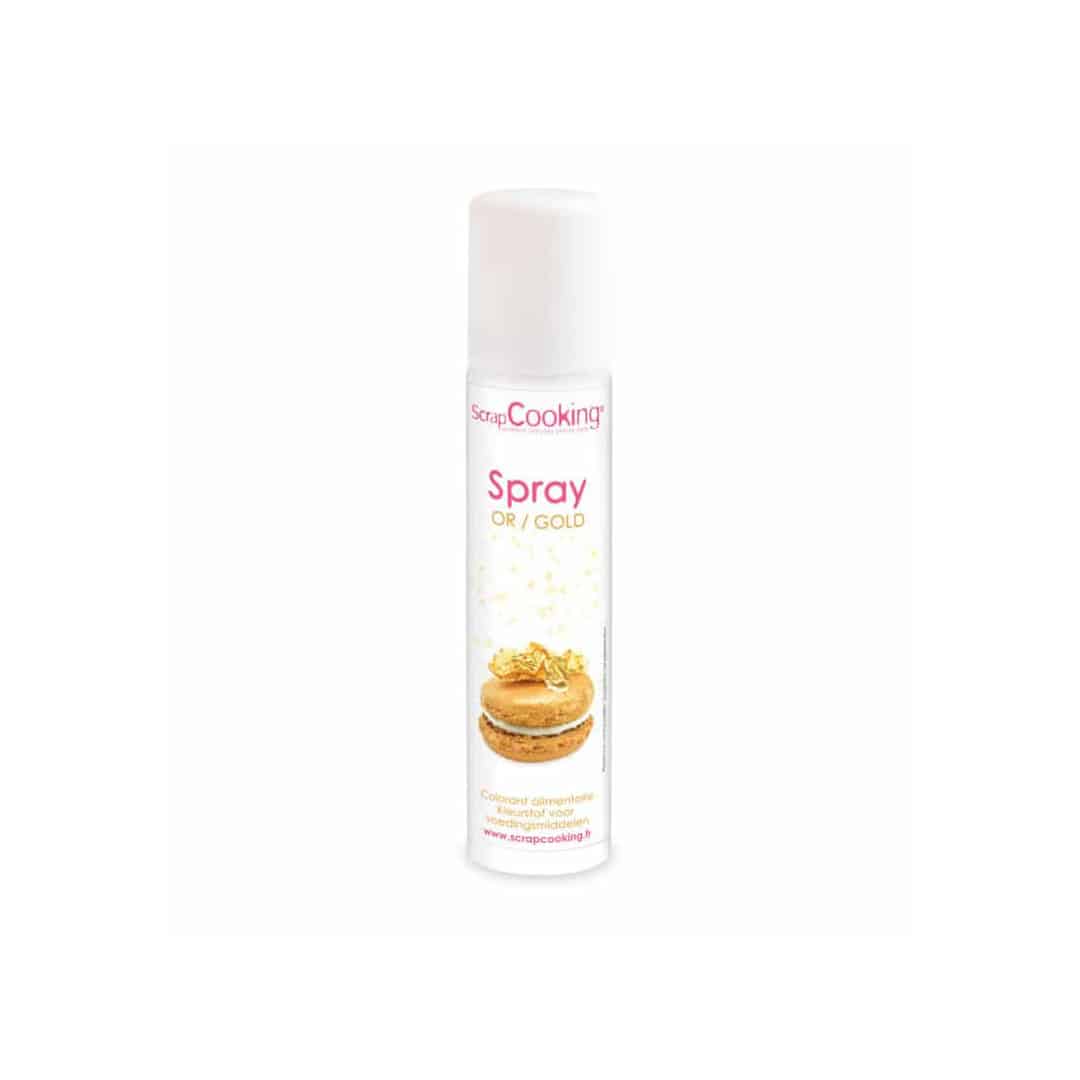 spray alimentar de ouro
