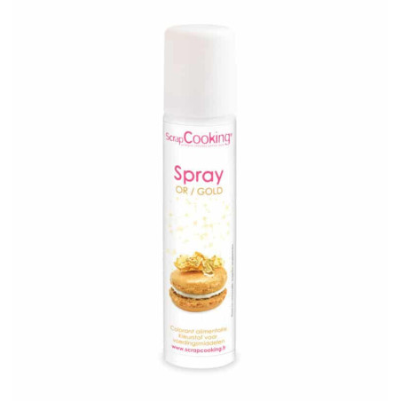 spray alimentar de ouro