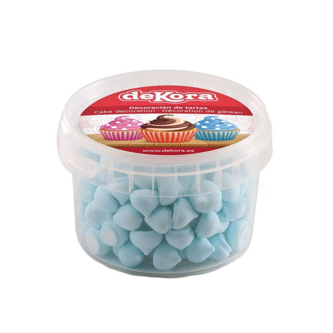 mini-merengues-de-açúcar-azul