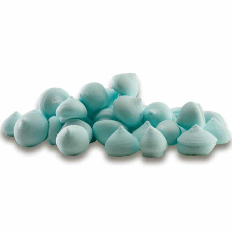 mini-merengue-azul com açúcar