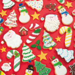 2 cortadores de peças de natal em pvc