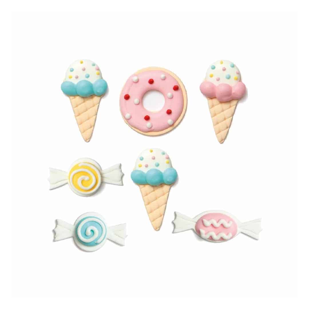 açúcar-decorações-sorvete-doces-donuts