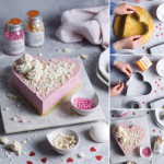 pastelaria-círculo-coração-aço inoxidável