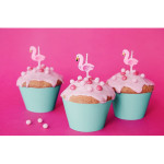cupcakes de flamingo