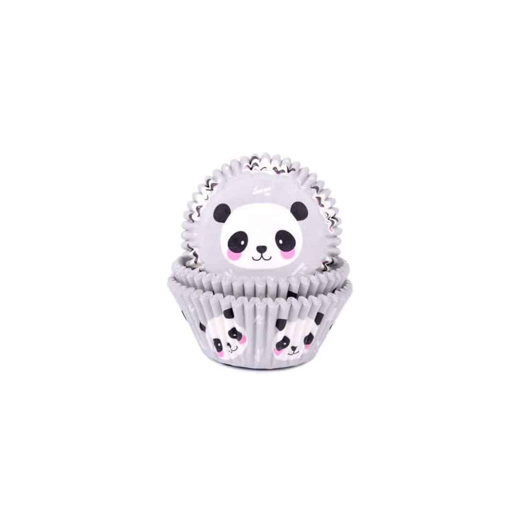 caixinhas de cupcake de panda
