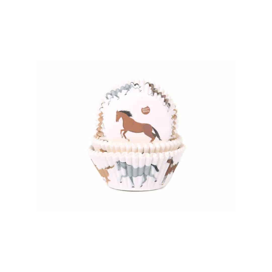 caixas de cupcake de cavalo