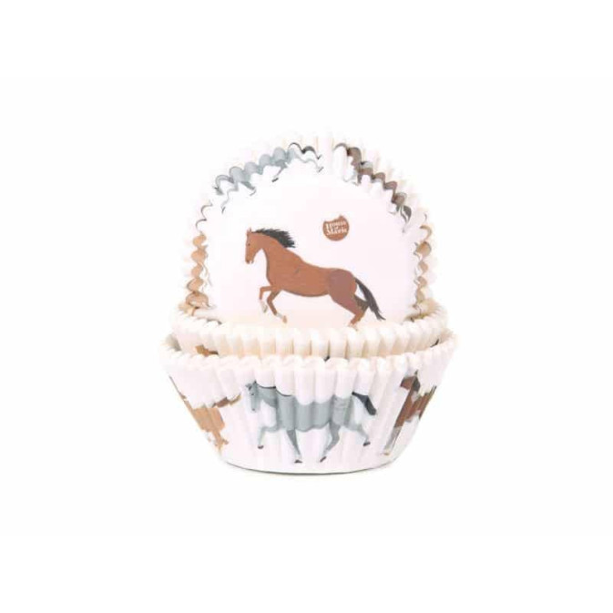 caixas de cupcake de cavalo