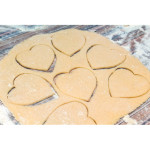 cortador de biscoitos de areia em forma de coração barato