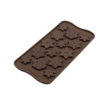 molde de chocolate para floco de neve