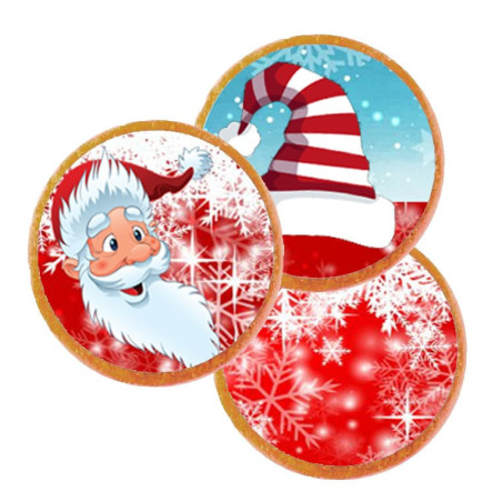 biscoitos de areia de natal