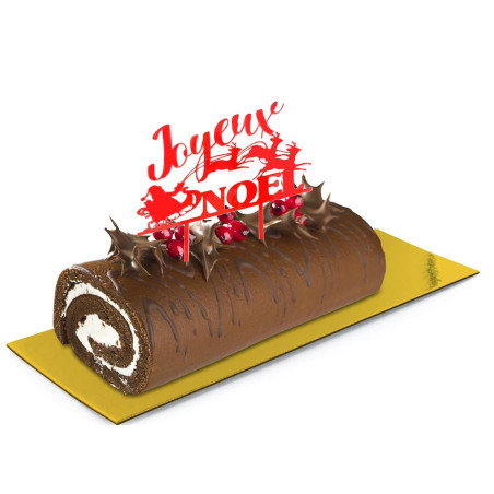 topo de bolo de Natal Joyeux Noel
