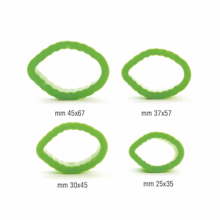 Design de bolo de material para cortadores de folhas de 4 rosas