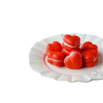 macarons de coração