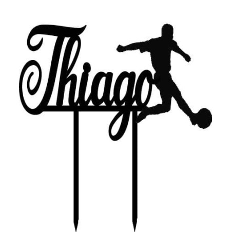 topo de bolo-futebol-personalizável