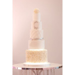 Bolo de casamento de 5 camadas