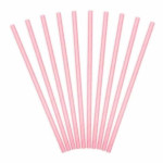 10 canudos rosa