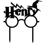 topo de bolo harry potter