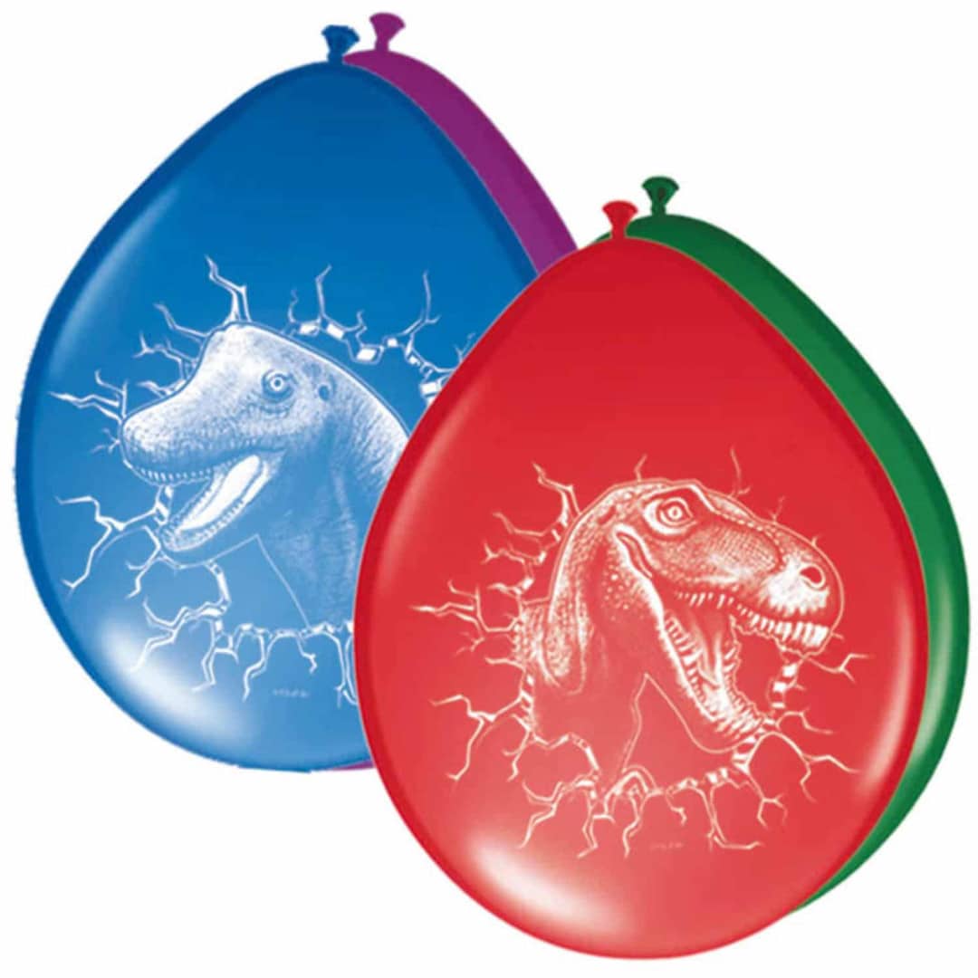 Balões de 6 dinossauros