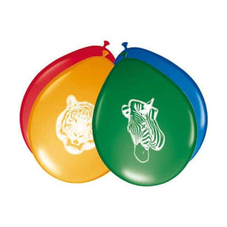 Safari de aniversário de 8 balões