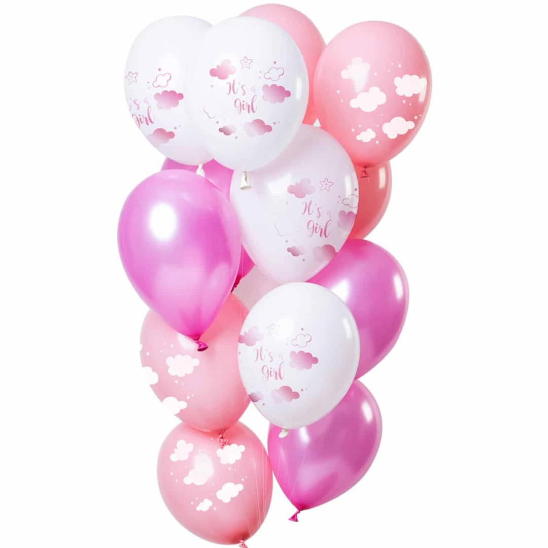 buquê-de-balões-rosa-é-uma-garota