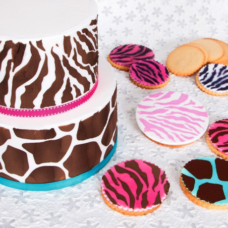efeito zebra no bolo