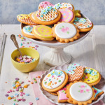biscoitos amanteigados com glacê real