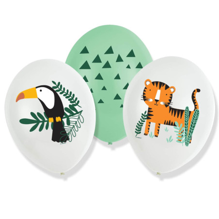 balões-aniversário-animais-selvagens