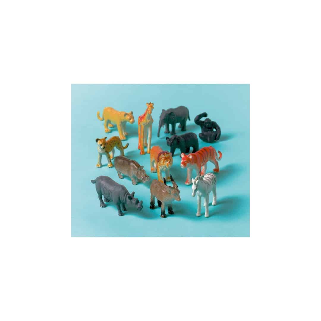 estatuetas de animais selvagens para bolo