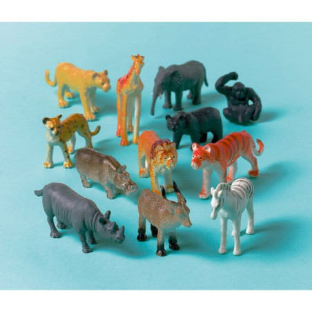 estatuetas de animais selvagens para bolo