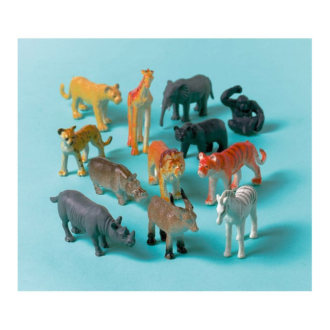 estatuetas de animais selvagens para bolo