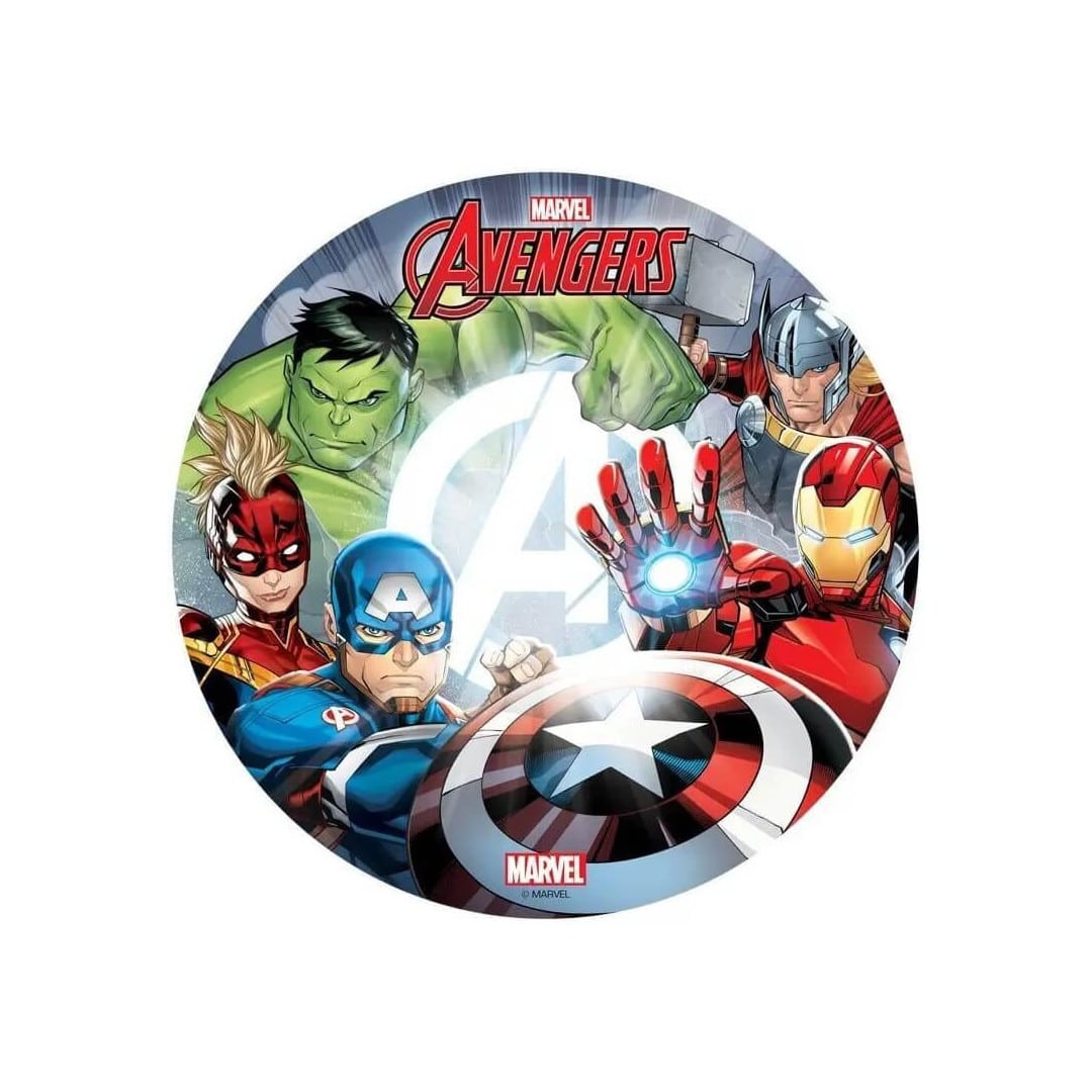 disco-wafer-vingadores-deco-gateau-marvel