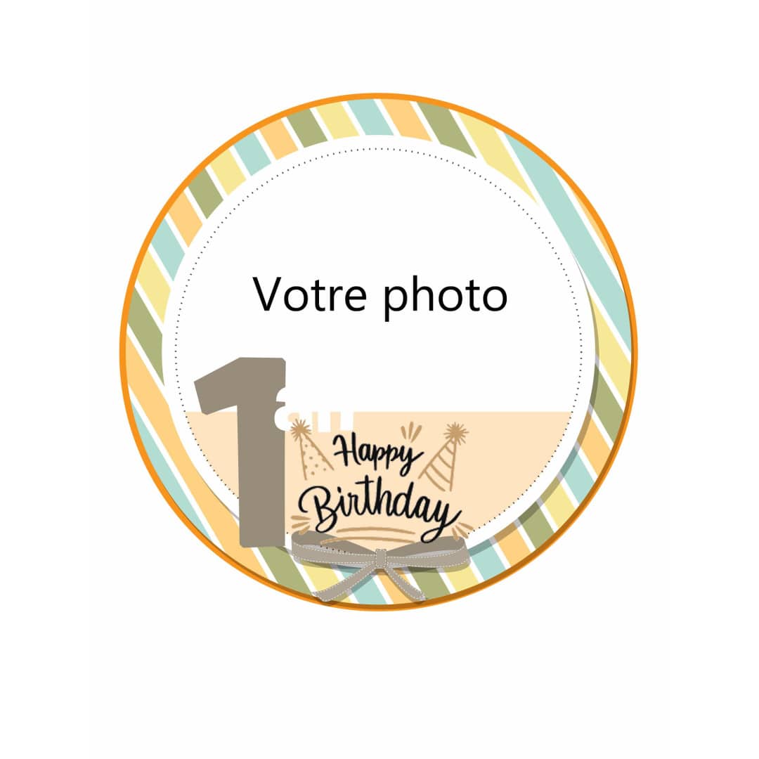 decoração de bolo-1 ano