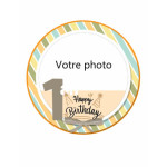 decoração de bolo-1 ano