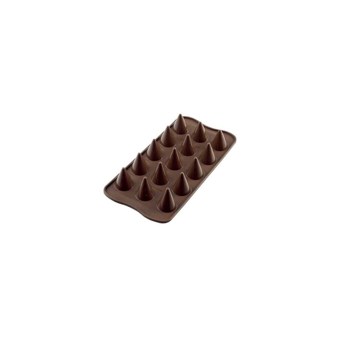 molde de cone de chocolate