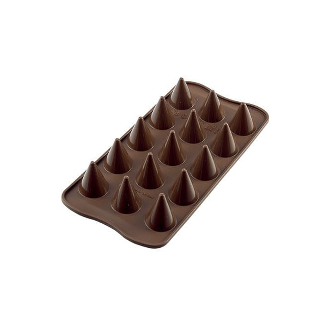 molde de cone de chocolate